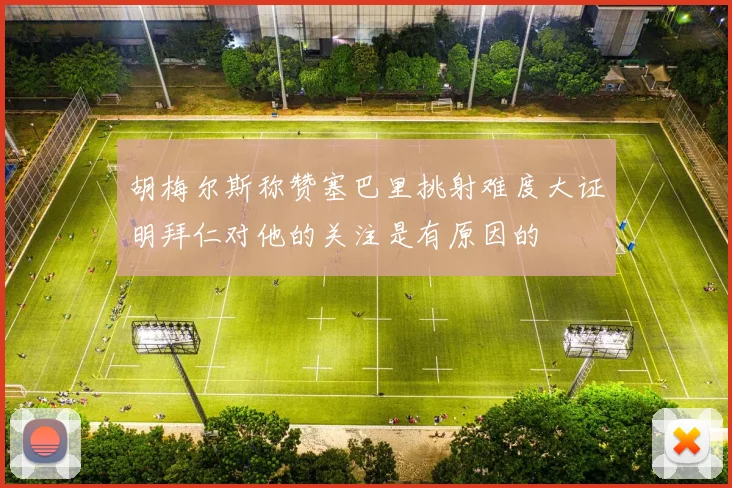 胡梅尔斯称赞塞巴里挑射难度大证明拜仁对他的关注是有原因的